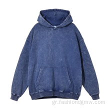 Κομψό βαρέων βαρών pullover vintage hoodie